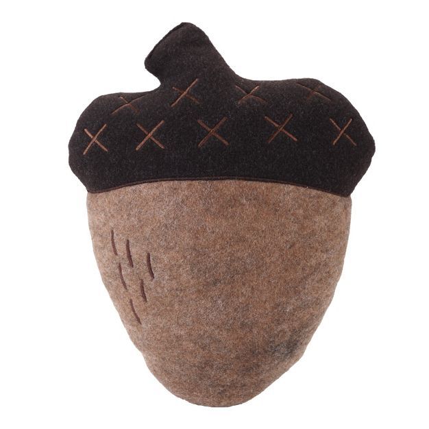 Lakeside Harvest Acorn Shape Throw Pillow for Indoors - Autumn Accent Cushion | Target