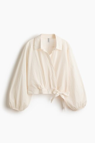 Cotton Wrap Shirt | H&M (US + CA)
