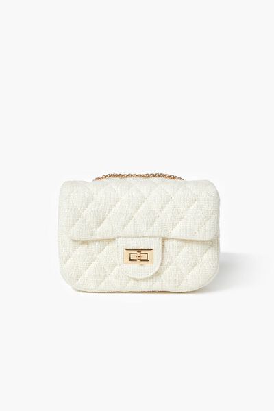 Quilted Tweed Crossbody Bag | Forever 21 (US)