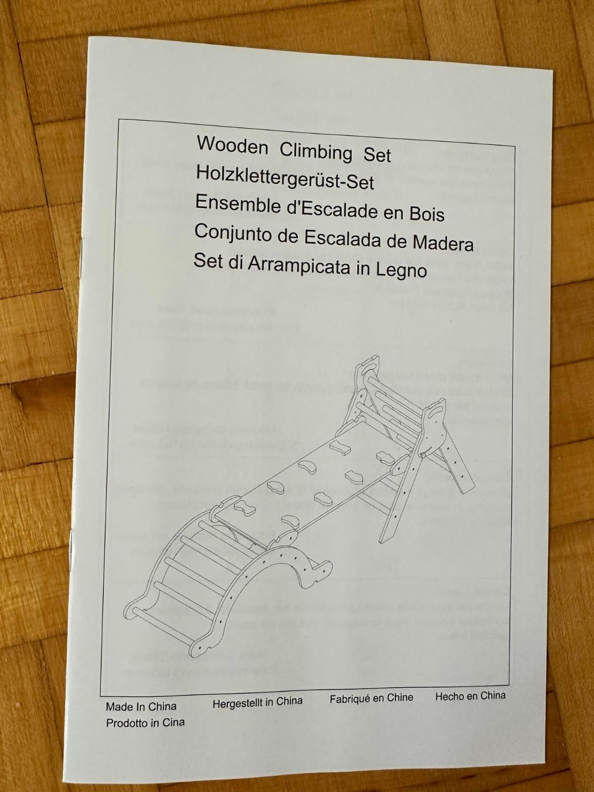 Pikler Triangle Set with Cushion, Wooden Toddler Climber, Climbing Toys for Toddlers, Montessori Climbing Set, Indoor Climbing for Kids 1-5 Years | Amazon (CA)