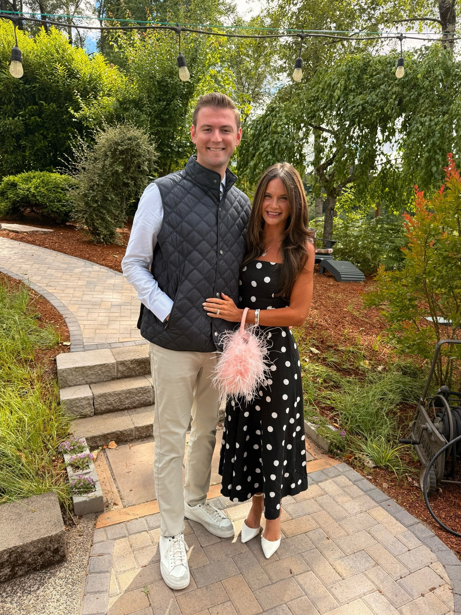 Rehearsal dinner | wedding guest dress | polka dots | feather bag | summer outfit | sundress | heels | date night | event | vacation | church dress |

#LTKootd #LTKSeasonal #LTKWedding