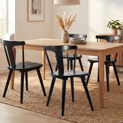 Maybelin Modern Solid Wood Dining Chair | Wayfair North America