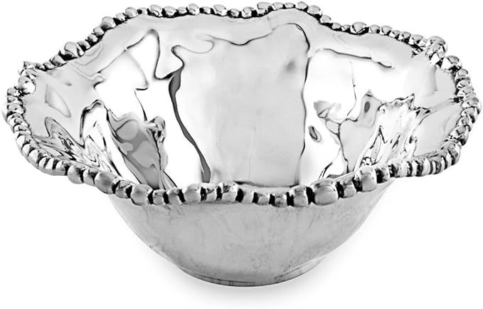 Beatriz Ball Small Organic Pearl Nova Flirty Bowl, Metallic | Amazon (US)