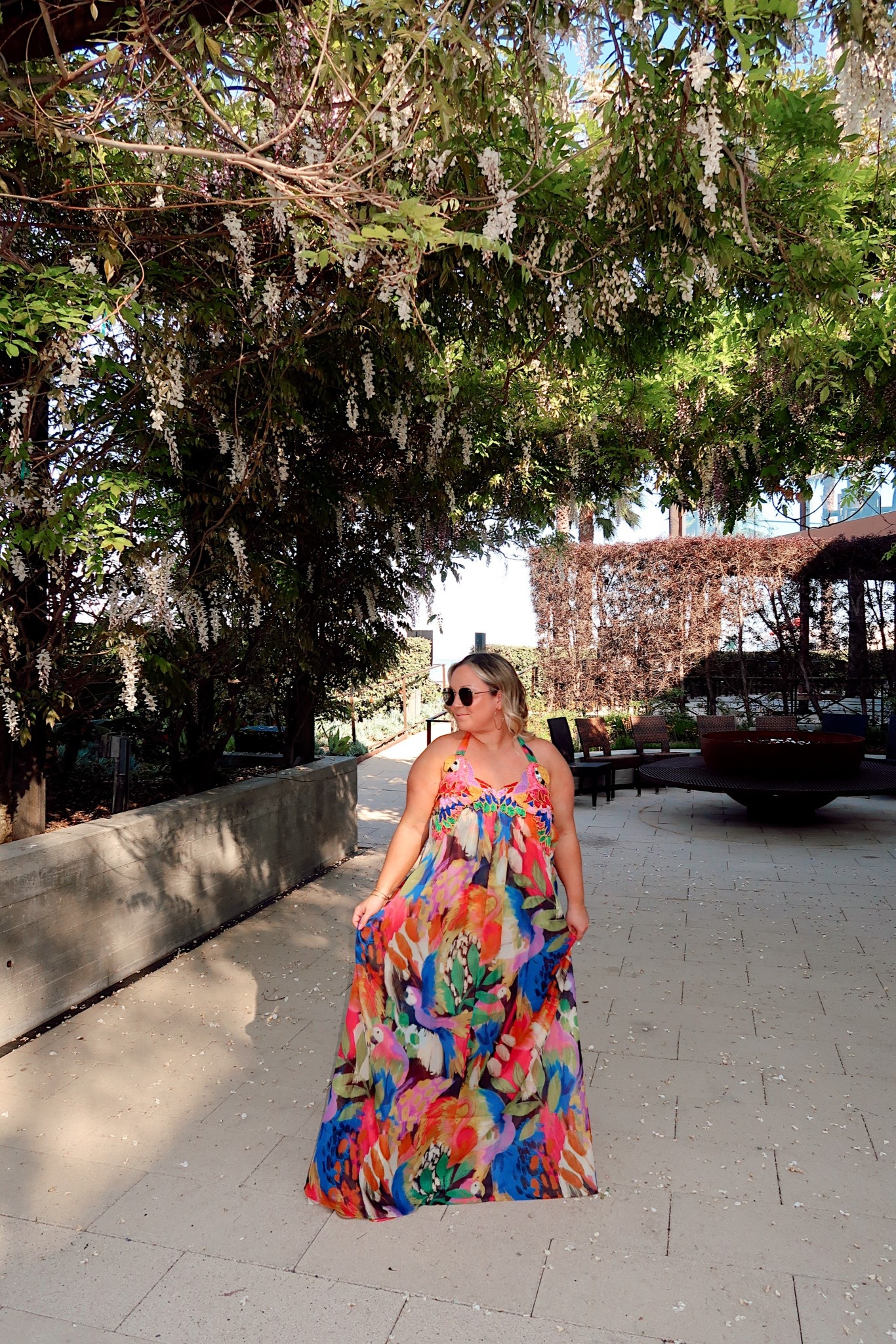 Spring Break outfits! 
ShowMeYourMumu dress size SMALL runs very oversized!!! Definitely size down several sizes. It is a low cut back but I’m able to still wear a strapless bra and pull it down in the back. 

Spring break style, travel style, vacation style, resort wear, summer dress, maxi dress, beach style, vacation outfit

#LTKFestival #LTKTravel #LTKMidsize