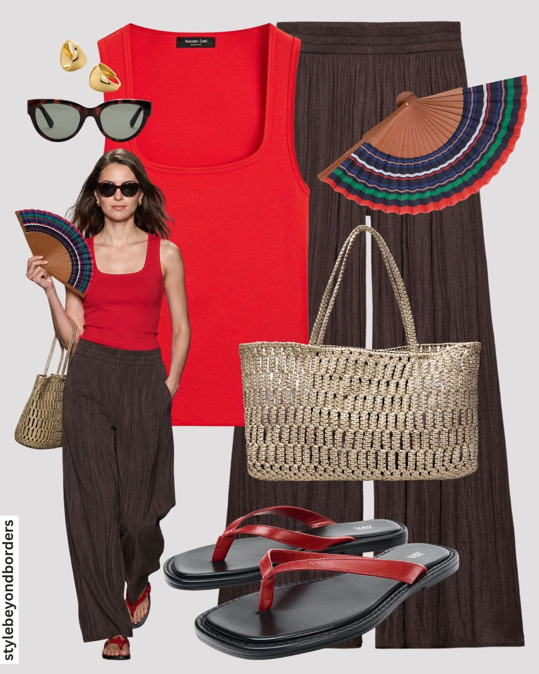 Chic summer outfits 🍓🌴




Tags: red vest, brown flowy trousers, raffia bag, braided bag, red flip flops, hand fan, yellow vest top, summer sandals, leather sandals,green knit top, brown sandals, brown bag, brown twisted top, khaki jeans, miumiu raffia bag, twisted top, linen trousers, cat eye sunglasses, summer look, European style, Mediterranean outfit, holiday outfit

#LTKsummer #LTKtravel #LTKstyletip