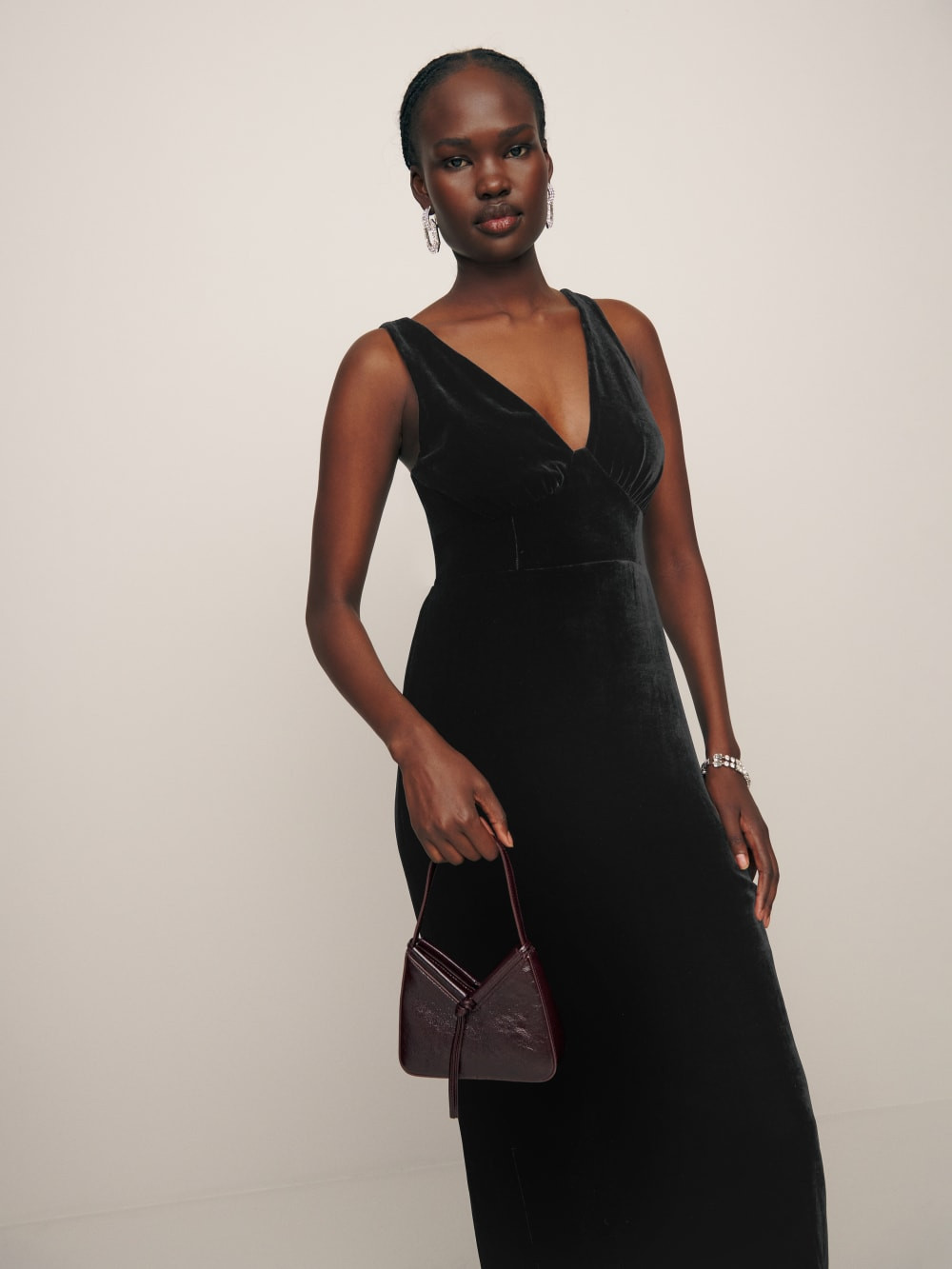 Tamsyn Velvet Dress | Reformation (Global)