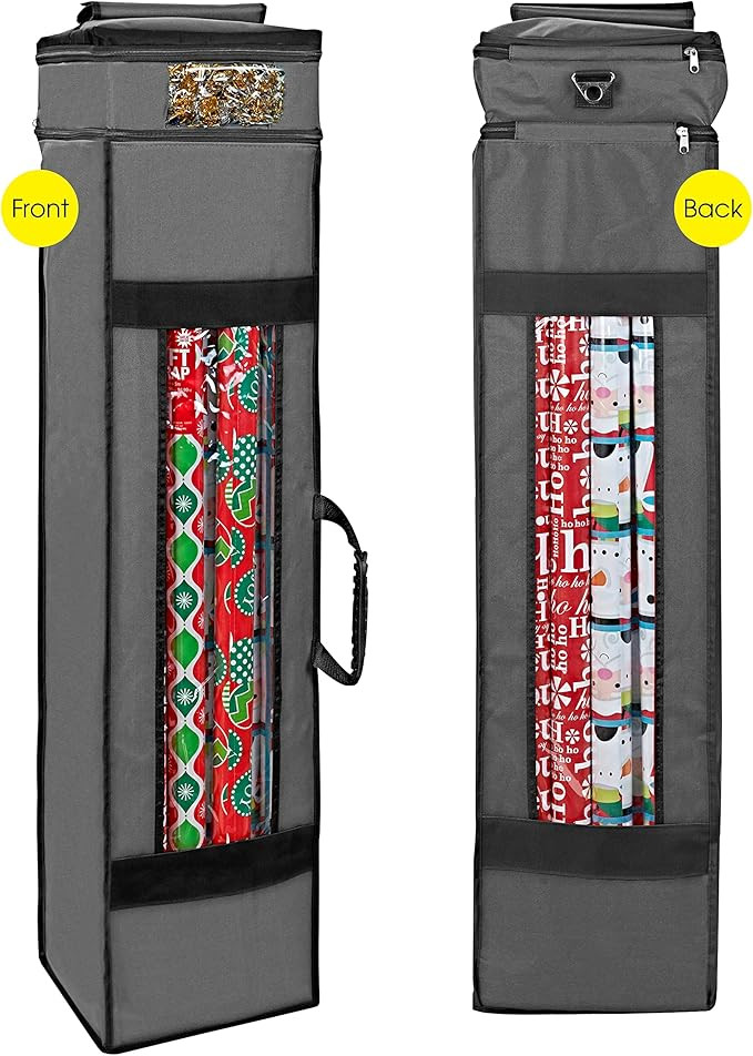 ProPik Wrapping Paper Storage Bag with Pocket and Handles Including Hanging Loop Heavy Duty Mater... | Amazon (US)