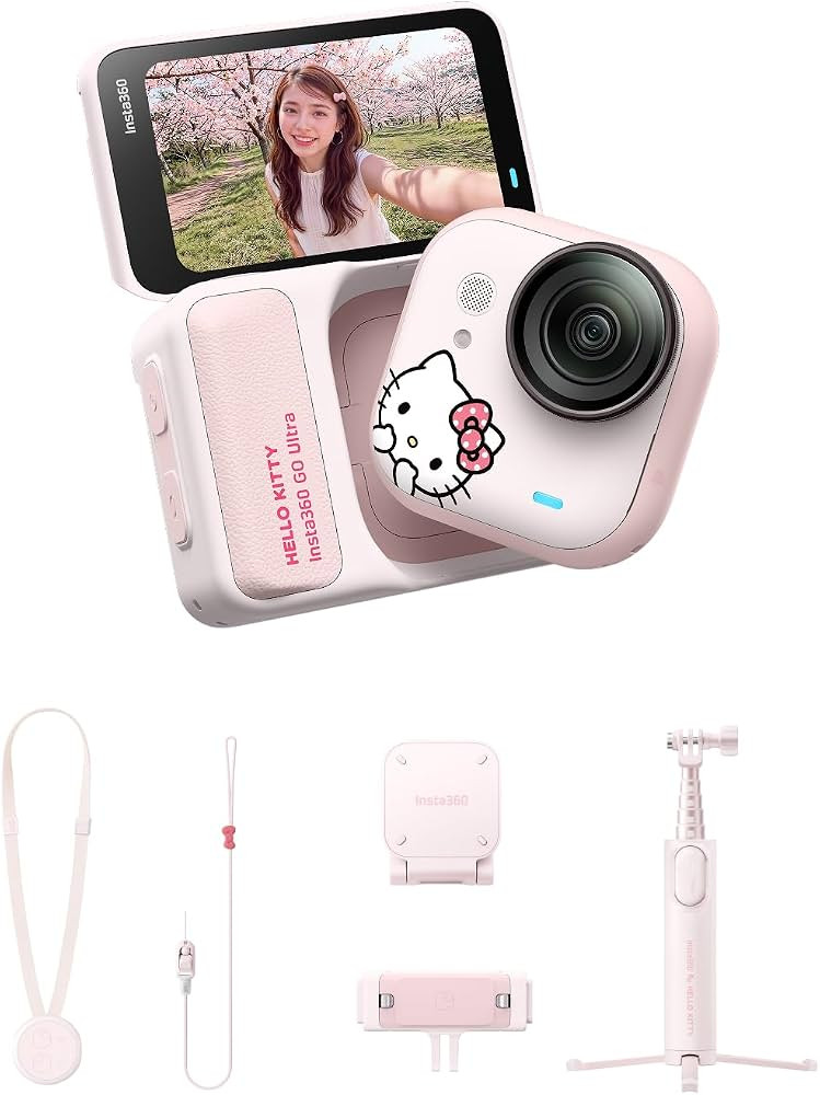 Insta360 GO Ultra \u00d7 Hello Kitty Edition - Small 4K Vlogging Camera, 53g Ultralight Hands-Fre... | Amazon (US)