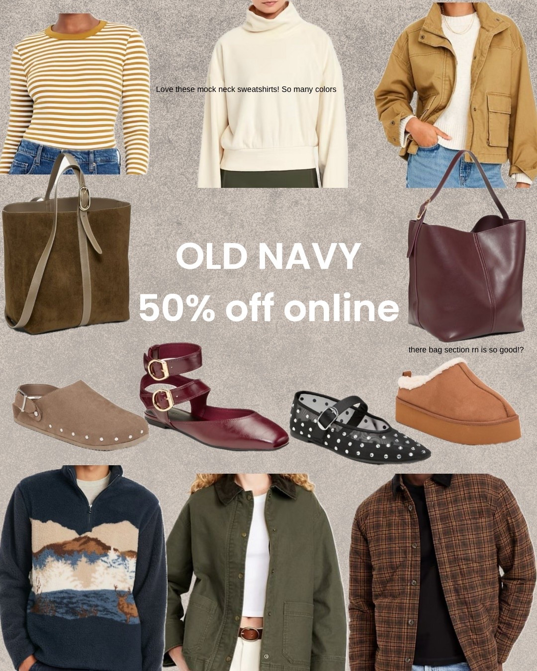 OLD NAVY | 50% off online right now! Some super cute deals. Items reminding me of a lot of higher end stores ✨ 

#LTKFindsUnder50 #LTKSaleAlert #LTKStyleTip #LTKFindsUnder50 #LTKSaleAlert #LTKStyleTip