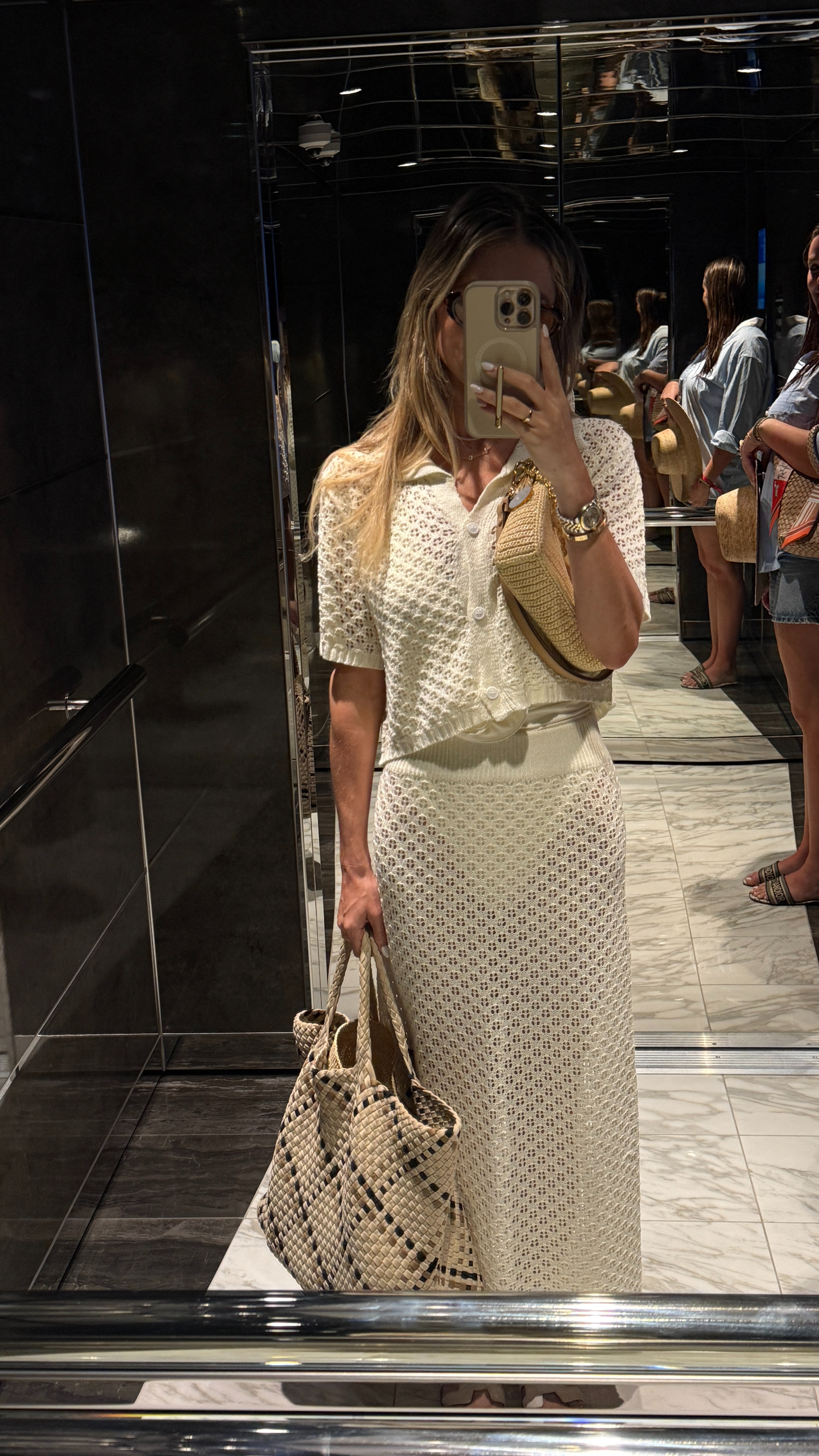 Obsessed with this knit cover up from Amazon! 🤍 

 #LTKStyleTip #LTKSwim