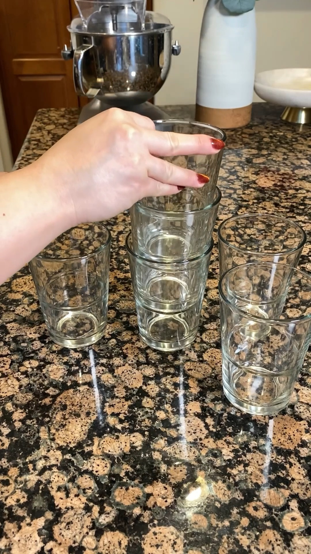 Whether you use the Stackable Glass Tumbler Set from Threshold™ to pour your morning OJ or as a bedtime water glass, it's sure to make a great addition to your dishware. This tumbler set includes six transparent cups that may be used to hold any cold beverage

#LTKU #LTKFallSale #LTKHome