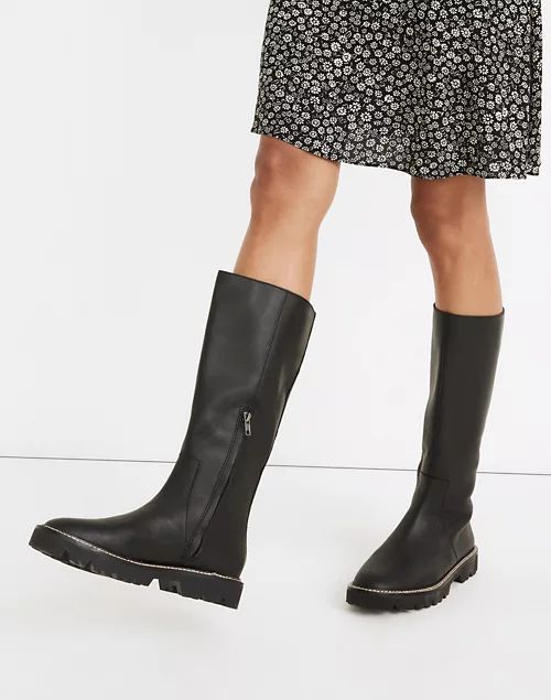 The Citywalk Lugsole Tall Boot in Leather | Madewell