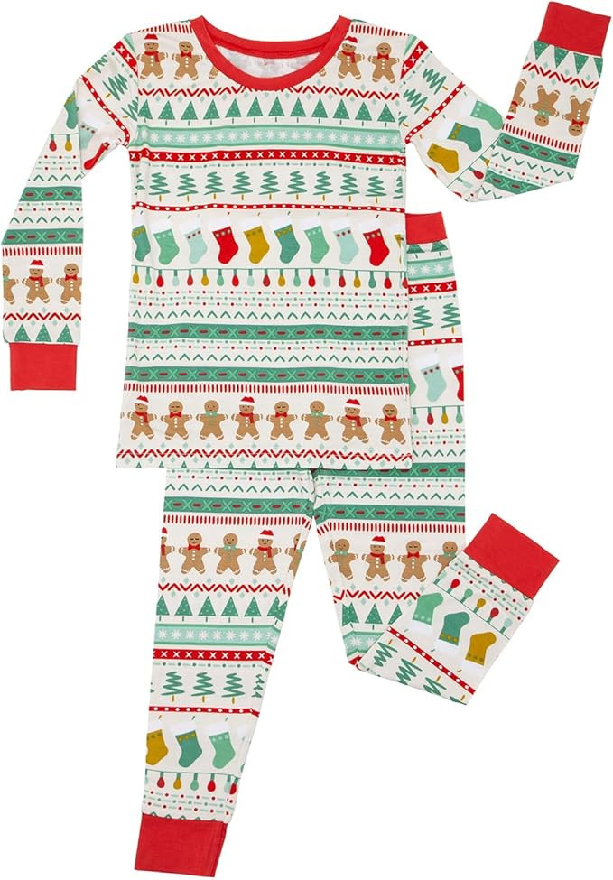 Little Sleepies Two-Piece Pajama Set for Boys and Girls, Snug Fit Sleepwear, Matching Family Paja... | Amazon (US)