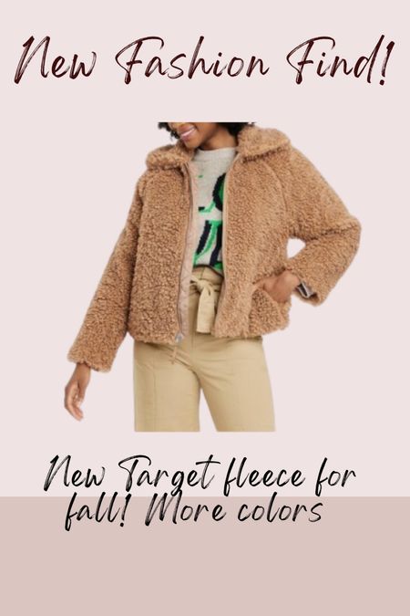 Target fleece jacket, target fall fashion, fall outfits 

#LTKunder50 #LTKstyletip #LTKSeasonal