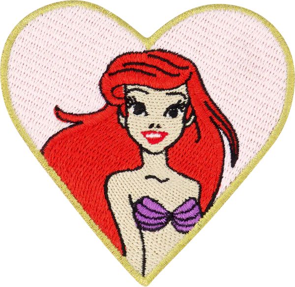 Disney Princess Ariel Heart Patch | Stoney Clover Lane