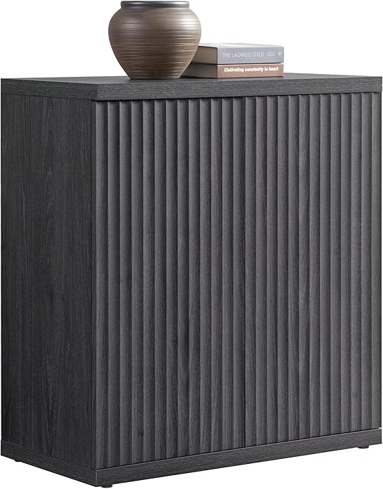 SICOTAS Buffet Cabinet with Storage Accent Sideboard Modern Credenza with Doors & Shelves Fluted ... | Amazon (US)