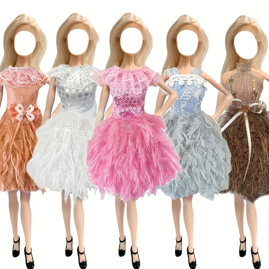 1pc Doll Lovely Blue Plume Dress Imitation Lace Fairy Dress For 11 8 Inch Doll 1 6 Toy Accessorie... | Temu Affiliate Program