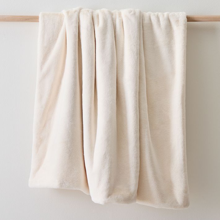 Faux Fur Plush Throw | West Elm (US)