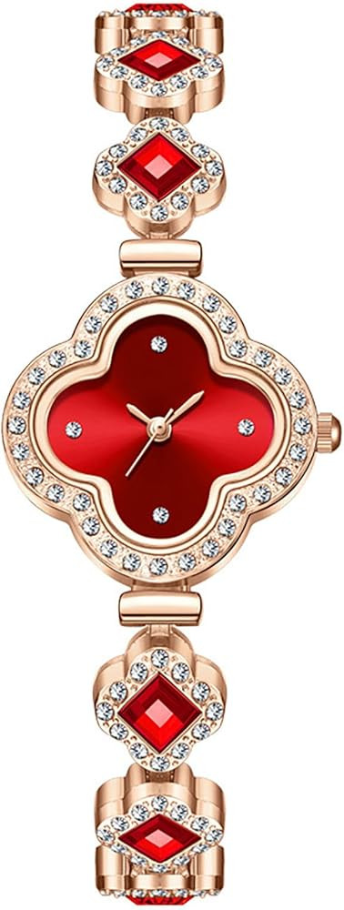 ADSBIAOYE Luxury Women Wrist Watches Unique Rose Gold Diamond Bracelet Watch Fashion Dress Quartz... | Amazon (US)