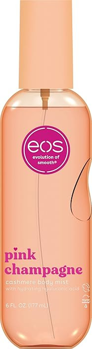 eos Cashmere Body Mist, Pink Champagne, Body Spray for Women, Hair Mist, Moisturizing, Hyaluronic... | Amazon (US)