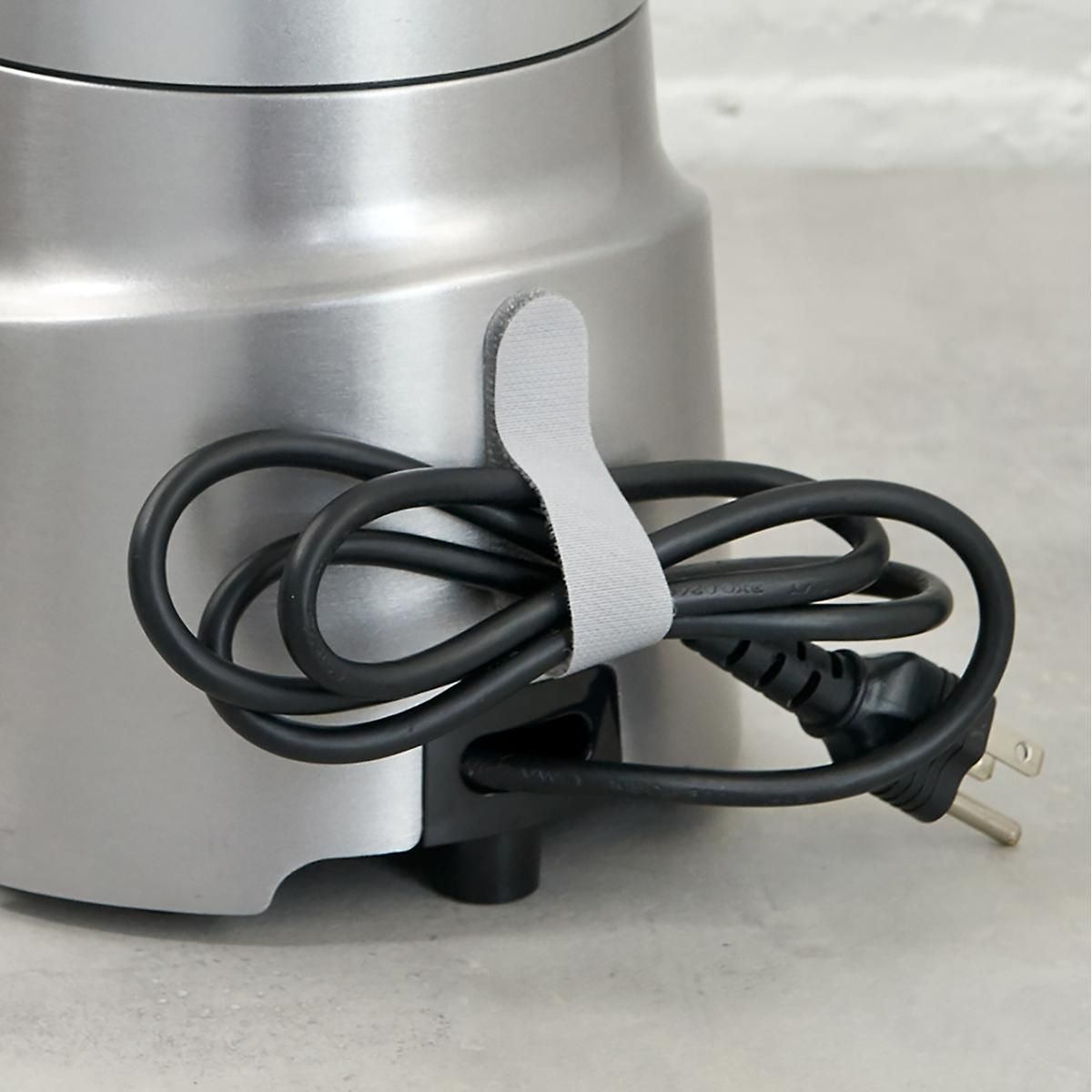 Wrap-It Grey Cable Clams Pkg/6 | The Container Store