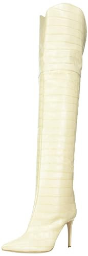 Schutz Women's Maryana Over-The-Knee Boot, Eggshell, 7.5 | Amazon (US)