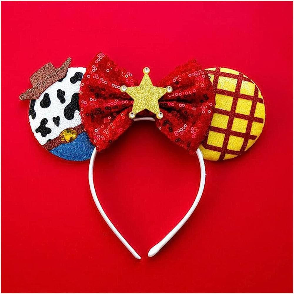 Atvscay Buzz Light Year Mouse Ears headband Classic Sequin Ears For Toy Story Inspired Party Girl... | Amazon (US)
