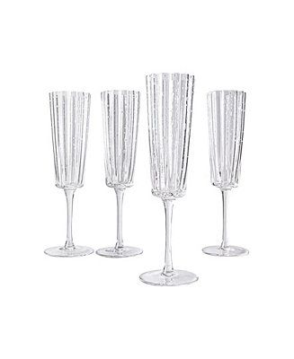 Champagne Glasses, Set of 4 | Macy's
