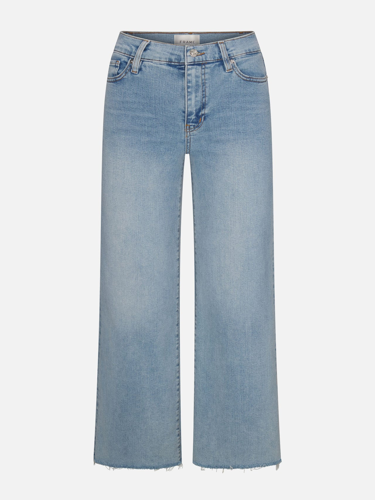 LE SLIM PALAZZO CROP TRIBUTE RAW FRAY | Frame Denim