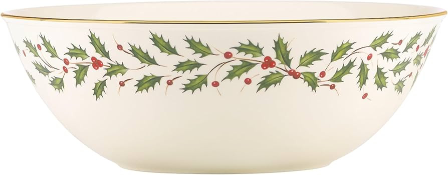 Lenox 830141 Holiday Serving Bowl, Christmas Hosting | Amazon (US)