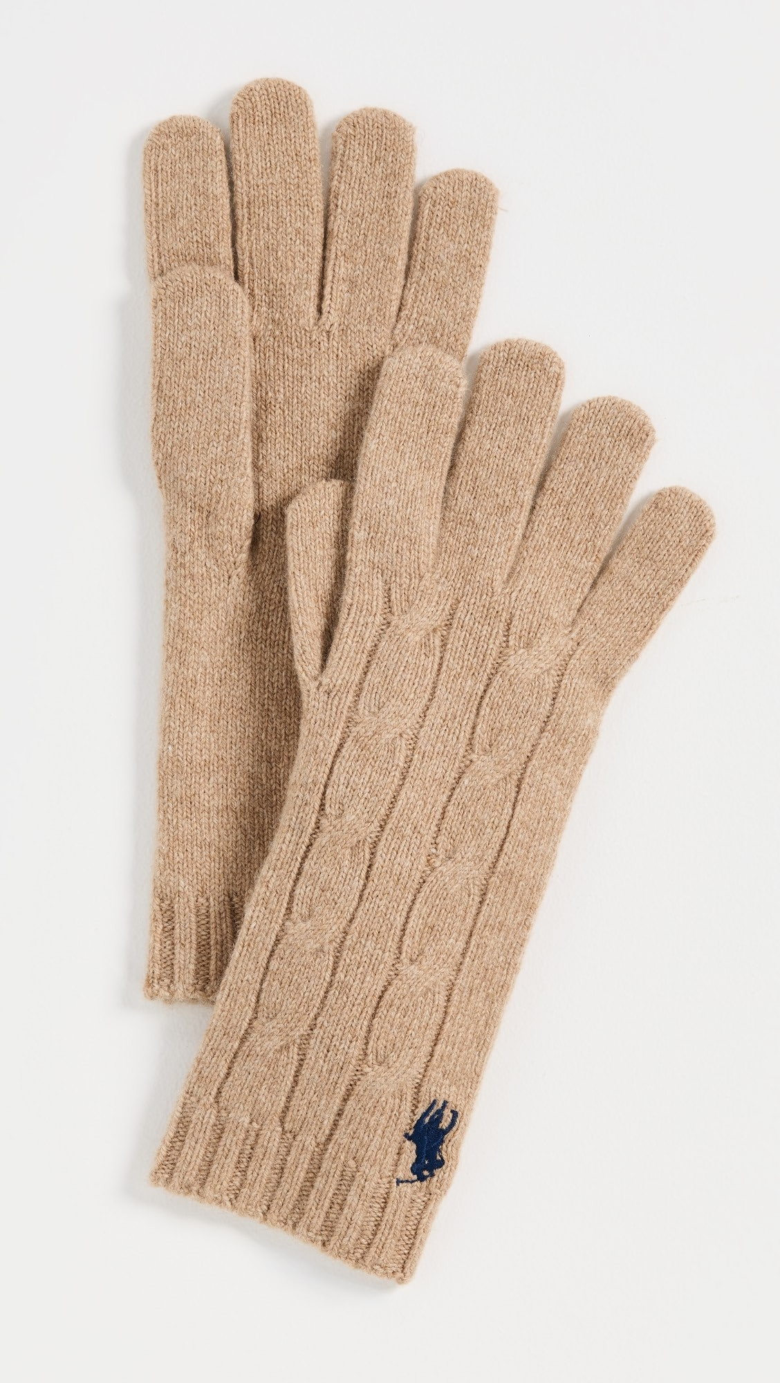 Wool Cashmere Classic Cable Gloves | Shopbop