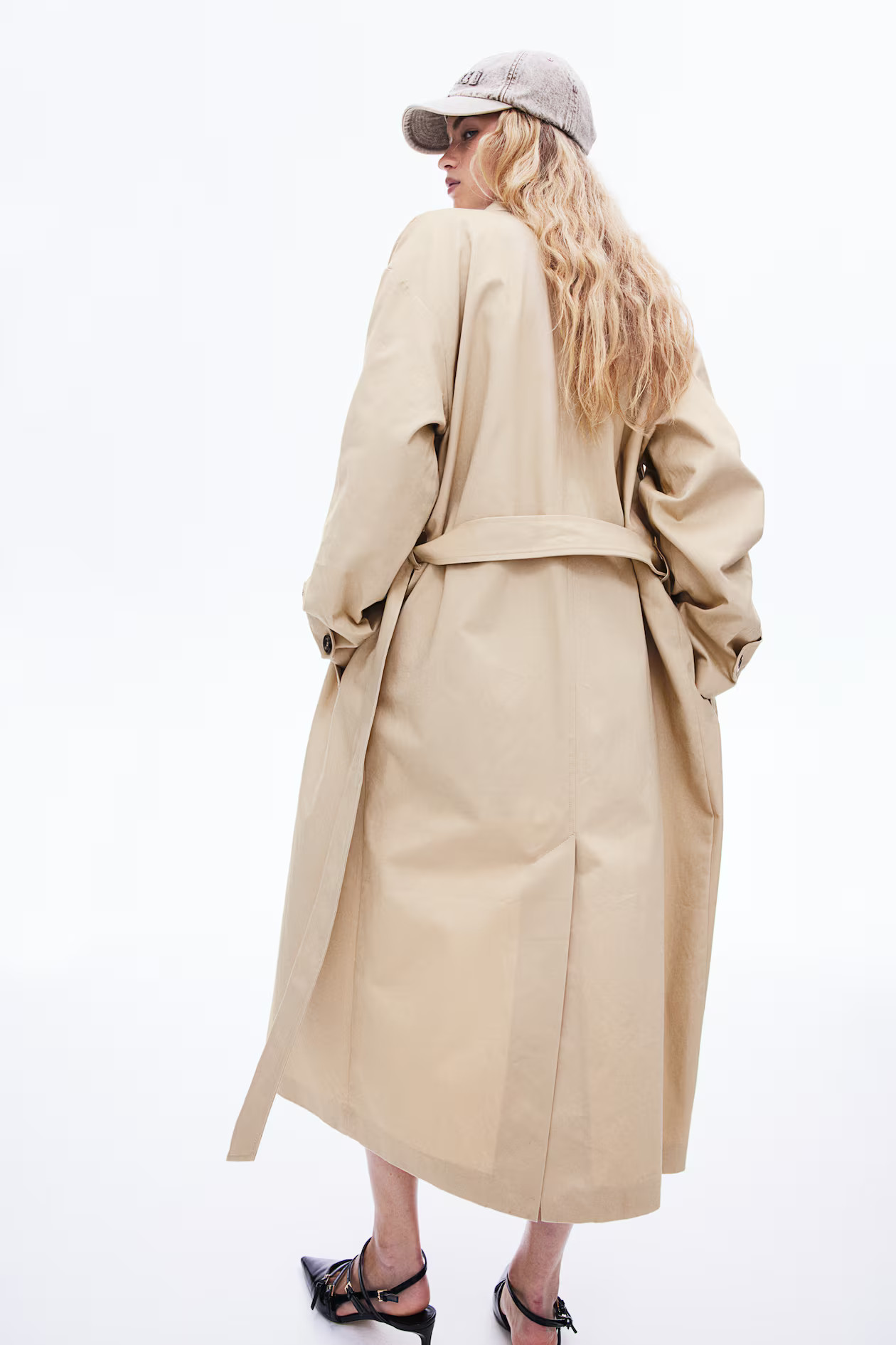 Single-Breasted Twill Trench Coat | H&M (US + CA)