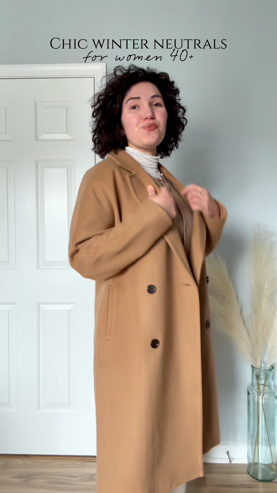Winter coat, wool coat, neutral outfit 

#LTKootd #LTKOver40