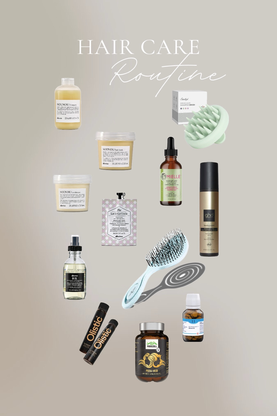 HAIR CARE ROUTINE 🤍 
für das Haarwachstum, feuchtigkeitsspendende und pflegende Produkte das Haar 

#LTKdeutschland #LTKbeauty #LTKskincare