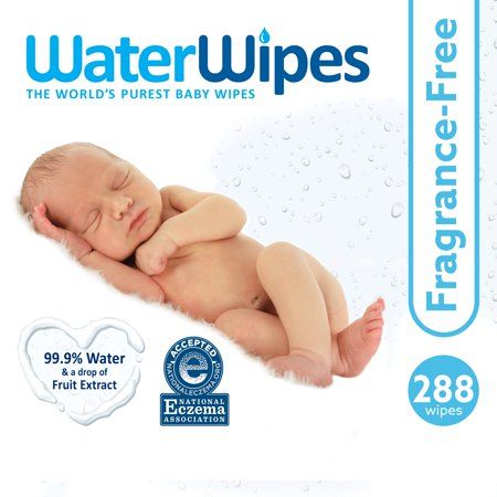 WaterWipes Sensitive Baby Wipes, Unscented, 288 Count (4 Packs of 72) | Walmart (US)
