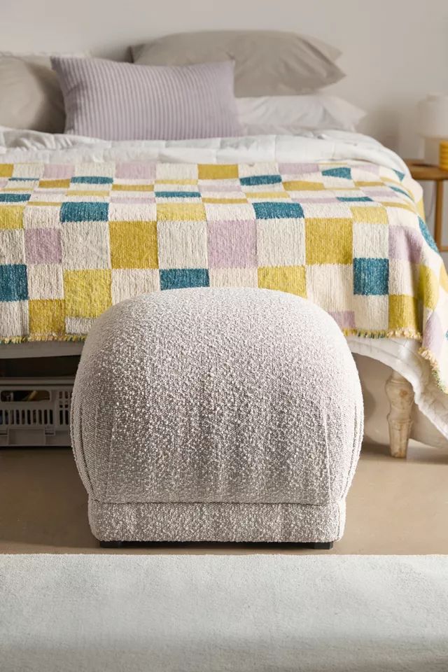 Sierra Boucle Ottoman | Urban Outfitters (US and RoW)