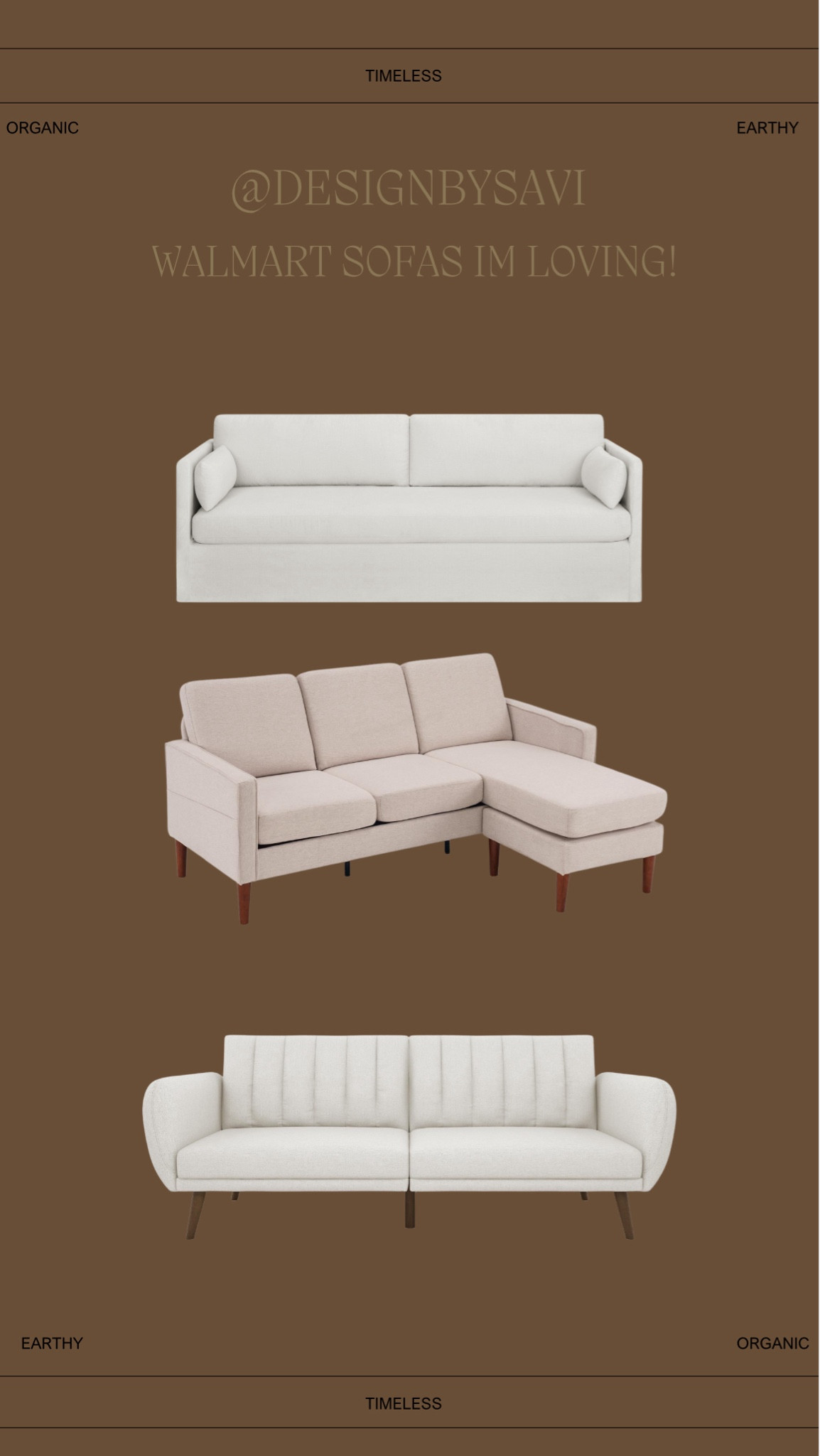 Walmart sofa finds 🤎

Walmart, Walmart home, sofa, couch, beige couches, decor, living furniture 

#LTKsalealert #LTKhome