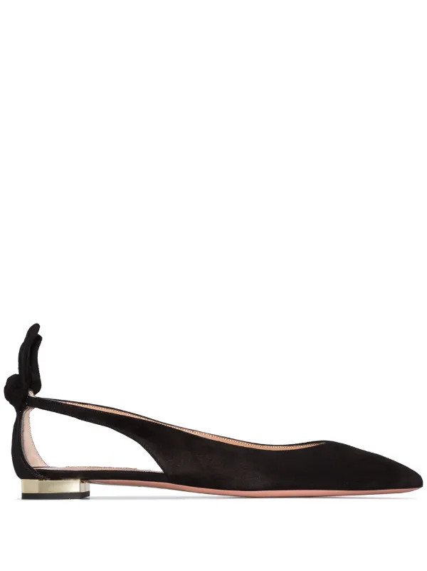 Aquazzura Sapato Flat Deneuve - Farfetch | Farfetch Global
