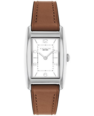 COACHWomen's Reese Saddle Leather Watch 24mm | Macy's