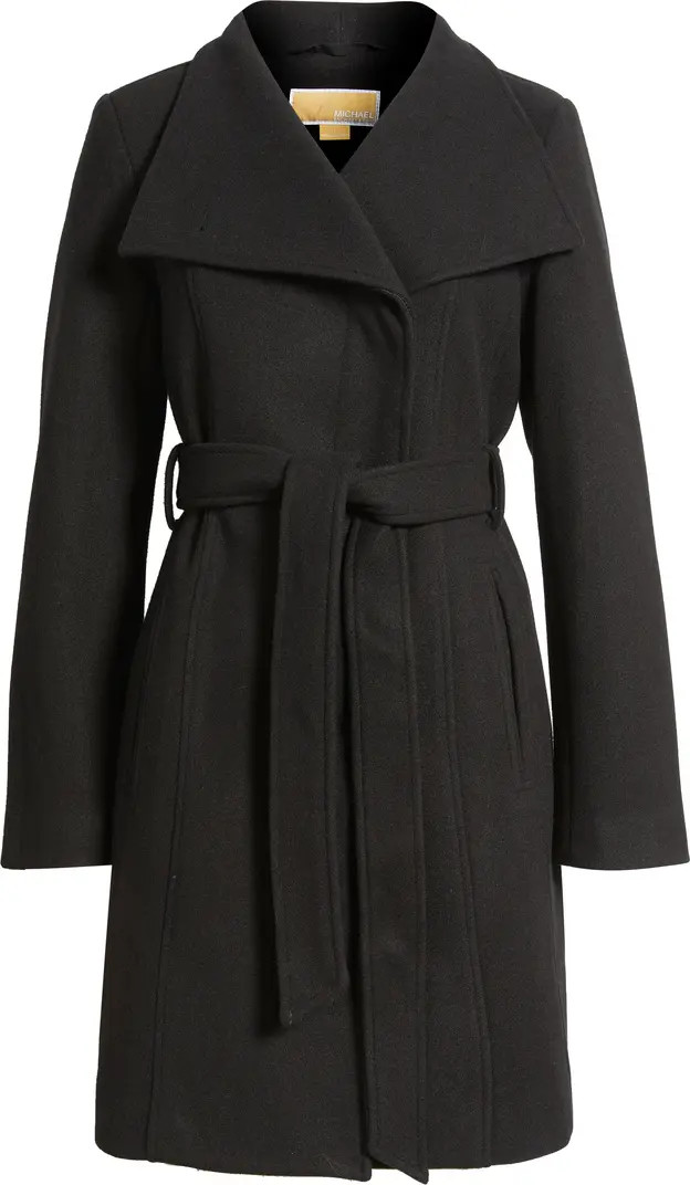 Belted Coat with Oversize Collar | Nordstrom