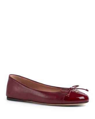 Gucci Women's New Marmont GG Leather Ballet Flats  | Bloomingdale's Gucci Women's Shoes | Bloomingdale's (US)
