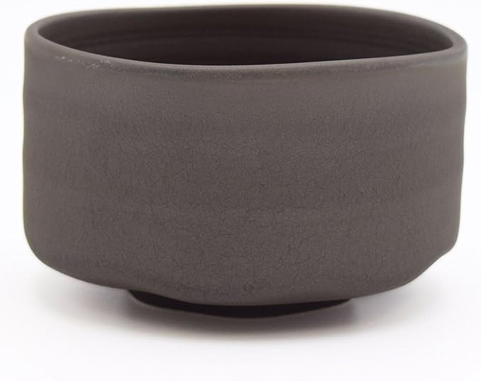 Ceramic Matcha Bowl – Handmade Chawan Matcha Bowl, Japanese Bowl, Charcoal Gray, 21.1 oz, 620ml... | Amazon (US)