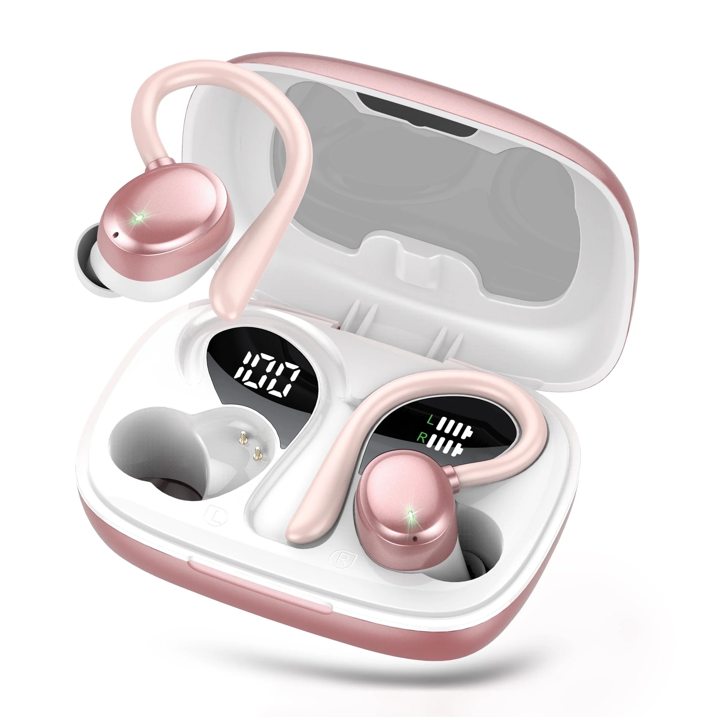 Wireless Earbuds 64hrs Bluetooth Headphone Sport, Bluetooth Earbuds Stereo Deep Bass Over Ear Bud... | Walmart (US)