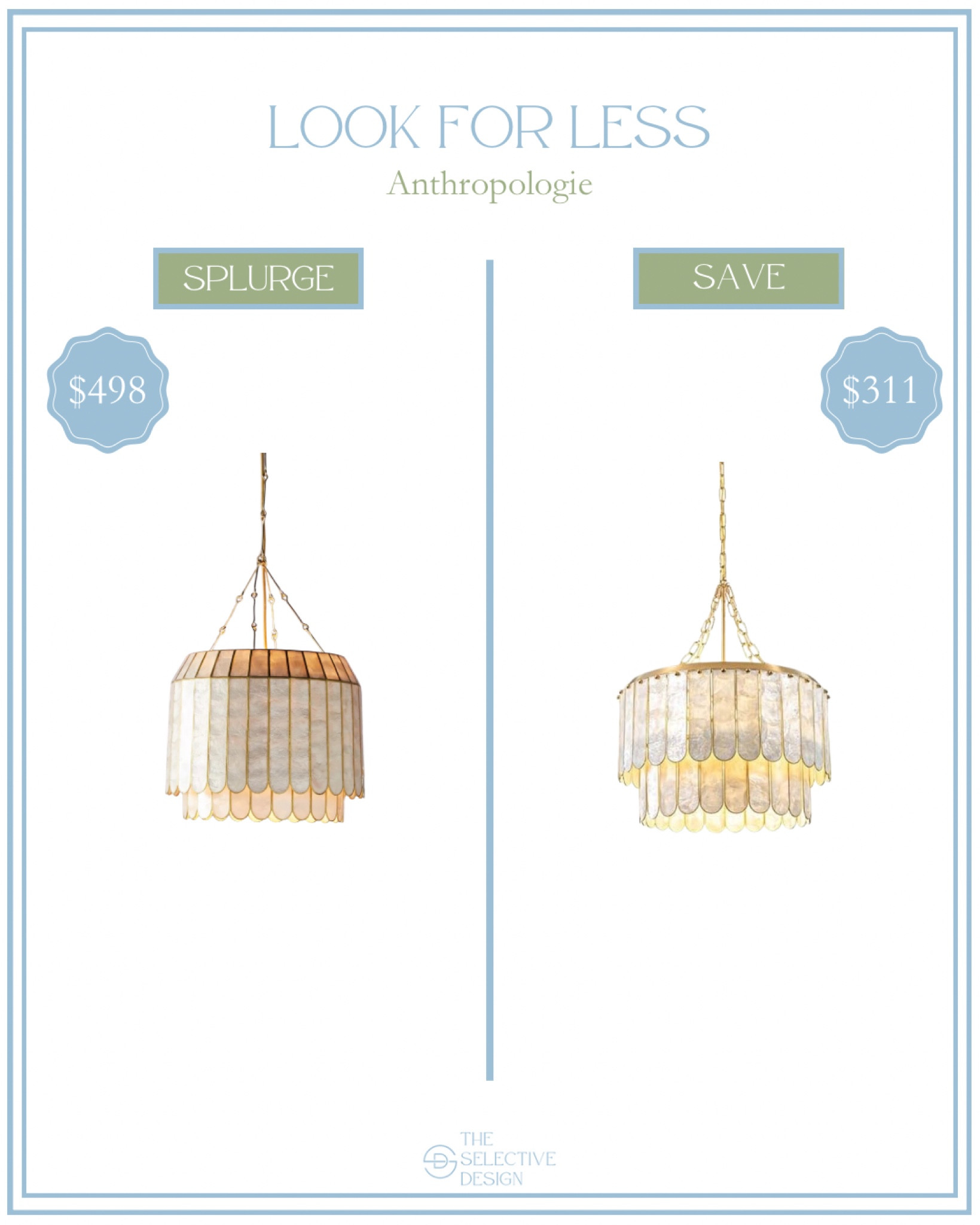 Anthropologie look for less 👏🏼 

Home decor designer dupe, home decor dupe, home decor look for less, splurge or save, timeless affordable home decor, spot the dupe, Grandmillennial home decor, southern traditional home decor, timeless home decor, coastal home decor, white chandelier, classic chandelier, timeless chandelier, entry chandelier, bathroom chandelier, dining room chandelier, kitchen chandelier, living room chandelier 

#LTKHome #LTKStyleTip #LTKSaleAlert
