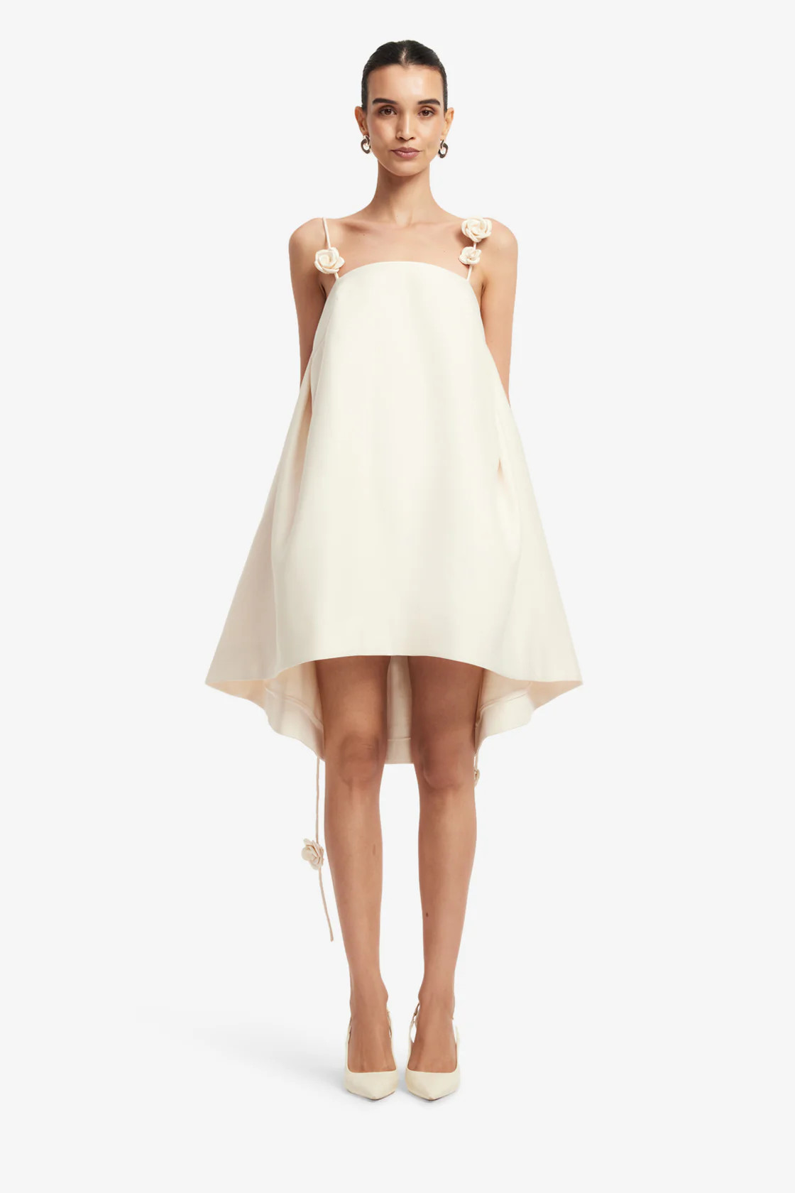 Fiona Rose Mini Dress - Vanilla | LEO LIN US
