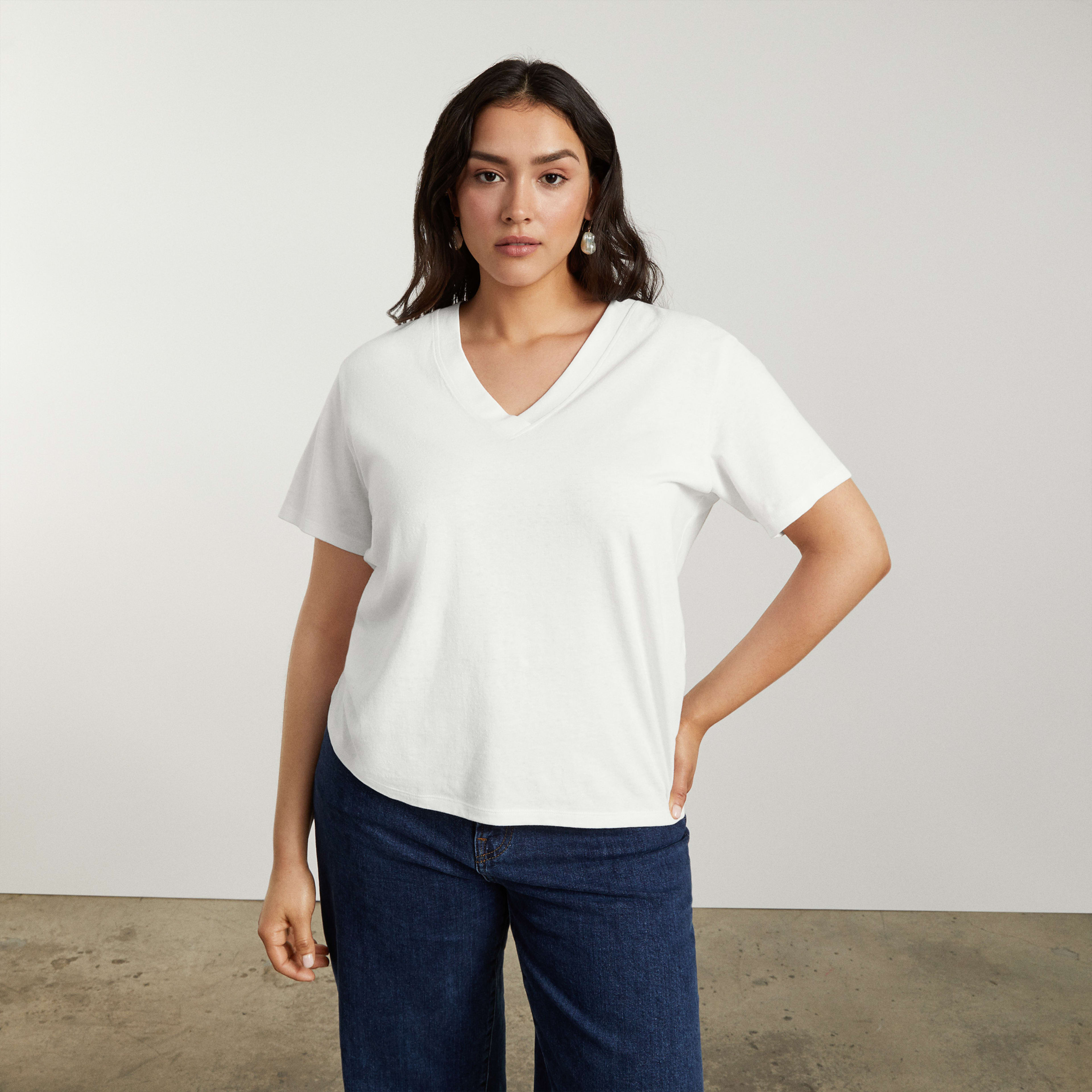 The Vintage V-Neck Hemp Tee | Everlane