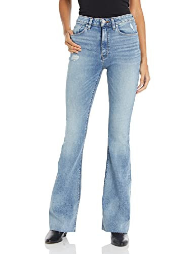 HUDSON Jeans Womens, Holly High Rise, Flare Jean, Summer Flame, 29 | Amazon (US)