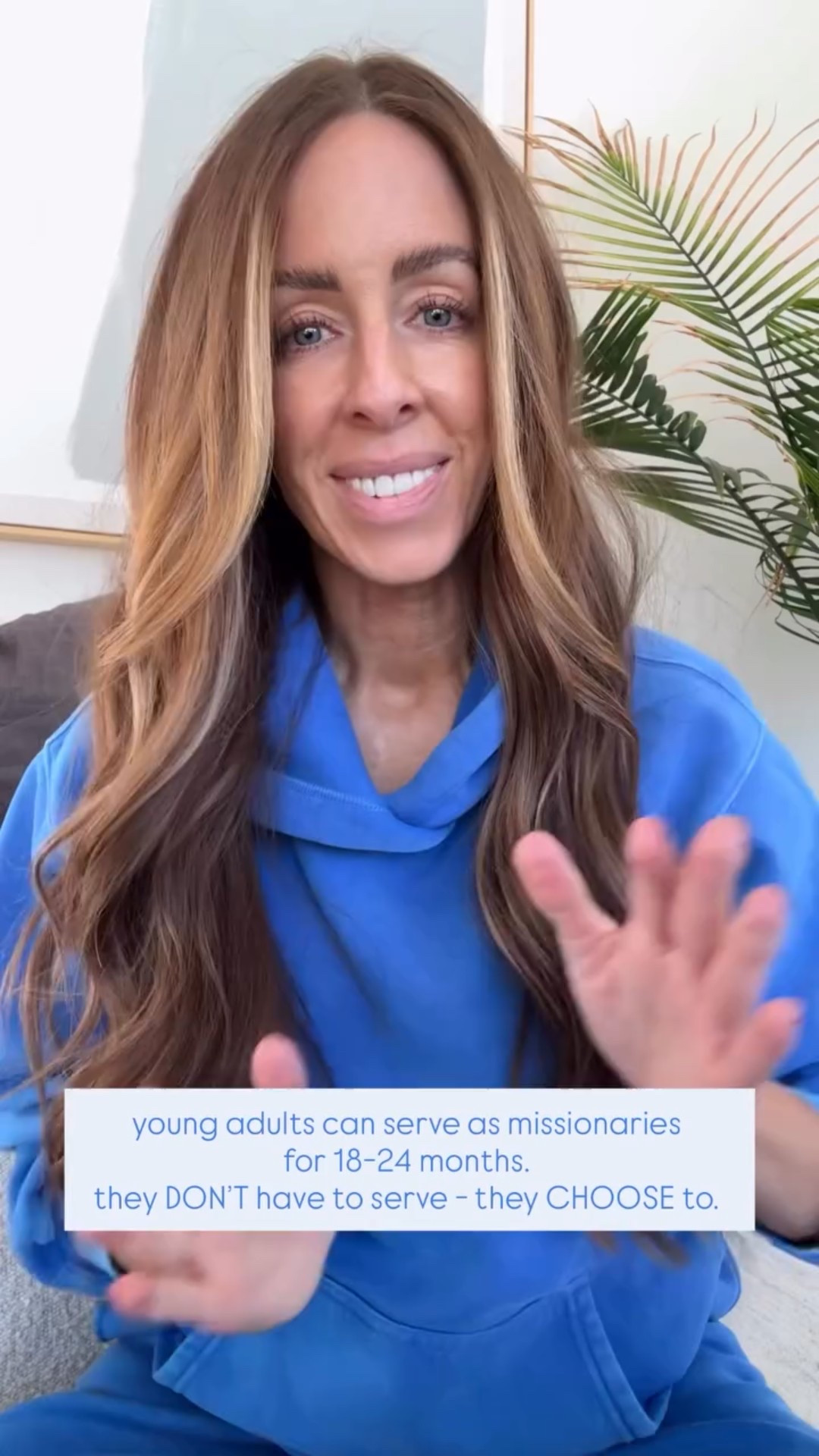 young adults can serve as missionaries
for 18-24 months.
they DON’T have to serve - they CHOOSE to.