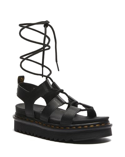Dr. Martens Women's Nartilla Sandal, Black Athena, 6UK, 8 US Women | Amazon (US)