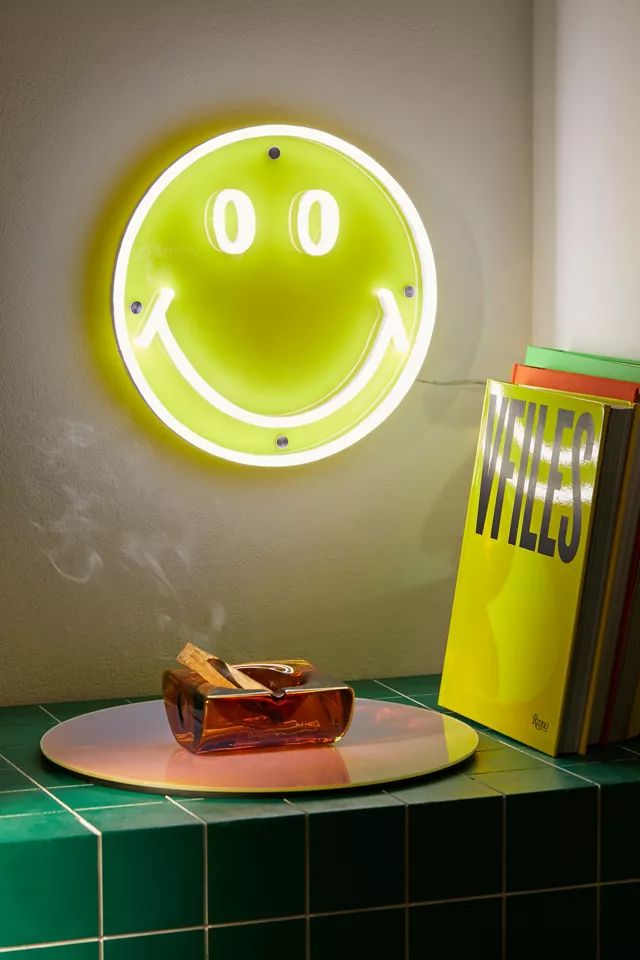 Smiley Classic Neon Sign by Smiley® | Urban Outfitters (US and RoW)